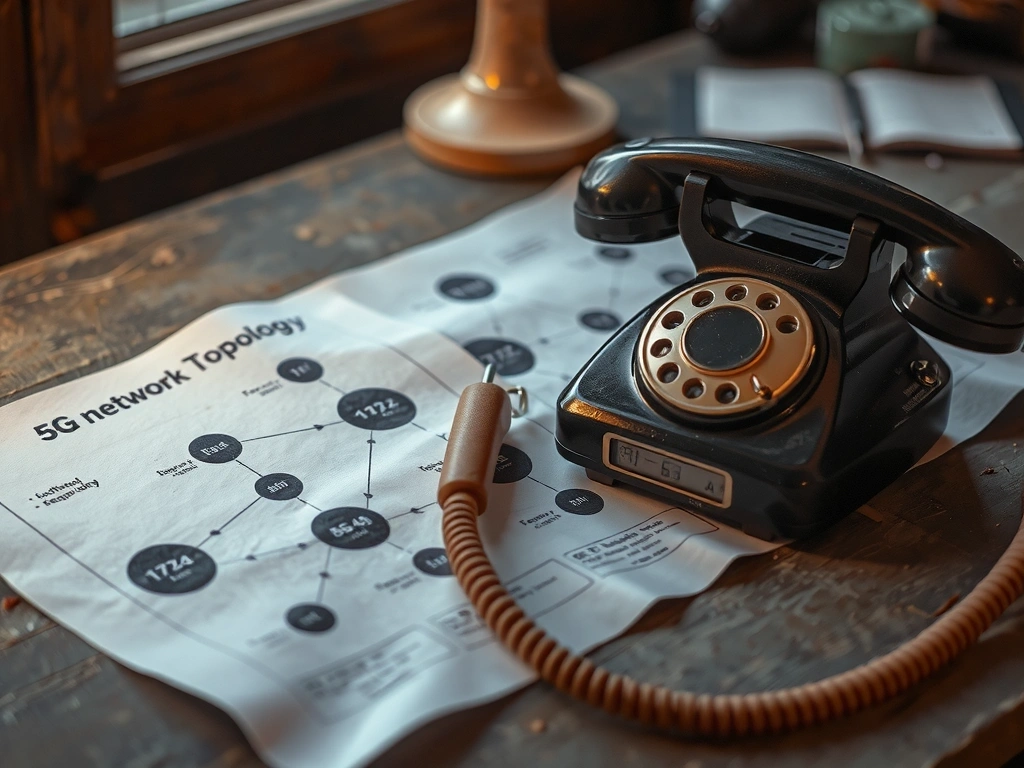 Dettaglio di schemi di rete e handset