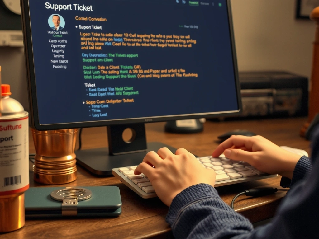 Interfaccia di supporto tecnico reale